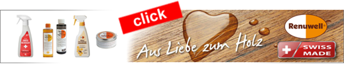 Beste Holzpflege und Reinigung mit Renuwell aus der Schweiz