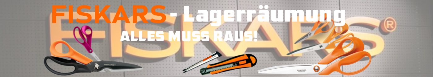 FISKARS - Totalabverkauf/Lagerräumung - alles muss raus!