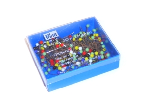 Glass head pins colored 0.6x30mm 20g