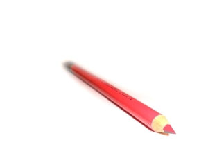 DRESSMARKER penna a gesso (gesso per sarti) con pennello per cancellare rosso
