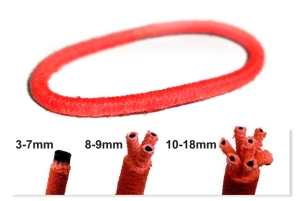 FATEX cinghia di trasmissione rotonda elastica 5x370 mm