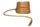 Genuine leather round drive belt 7.0mm natural