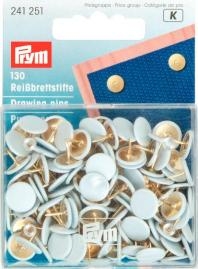 Tachuelas blancas 130 piezas