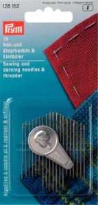 Surtido de agujas de coser / zurcir con tarjeta enhebradora 19 agujas