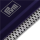 Wool comb plum blue card