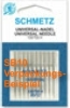 SCHMETZ Rundkolben-Nadel DBX1 | 287 WH | 16X230 | 16X231...