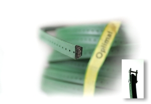 Cinghie trapezoidali da 13/8 mm senza fine a foratura aperta (OPTIMAT OE) DIN 2216 profilo A/13 (verde o nero)