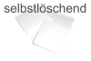 Tiza sublimable autoextinguible blanca (visible durante...