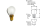 RIVA bulb 220-240V 25W E14 (sphere 35x58 matt/frosted)