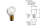 
RIVA lampadina 220-240V 25W BA15d (globo 35x58 opaco/smerigliato)