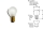 RIVA Deko-Glühlampe 220-240V 25W BA15d (Kugel 35x58 matt/frosted)