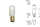 RIVA Lampe à incandescence pour machines à coudre et industrielles résistante aux chocs 220-235V 25W BA15d (tube/éprouvette 22x63 mat/frosted)
