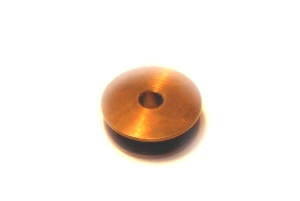 Bobbin (24/5.7x7.7mm) hardened burnished, one-piece industrial quality