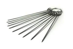 Fixation needles stainless 90mm x 1.3mm (x10)
