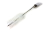 Double cleaning brush with pipe cleaner/pipe brush (white)